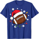 Football Christmas T-Shirt - T-Shirt | Royal