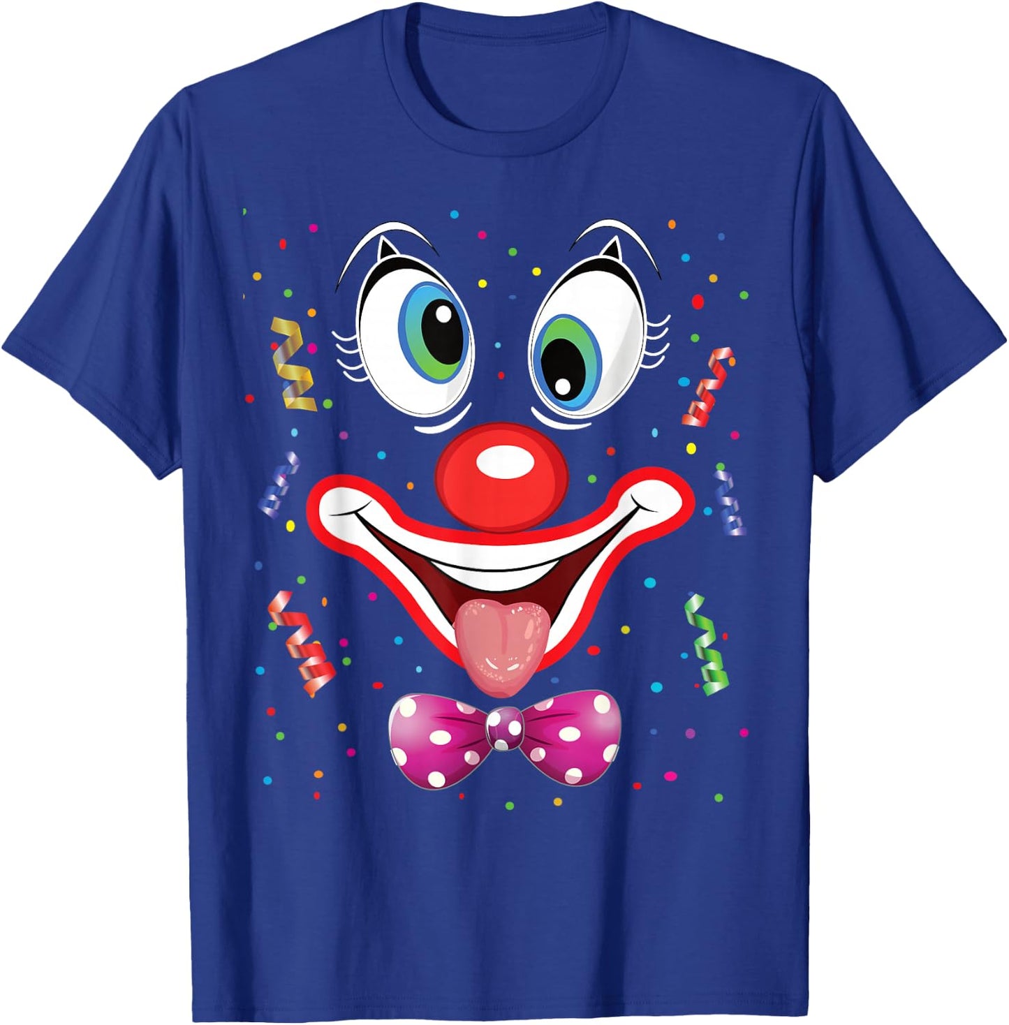 Carnival Costume Fancy Dress Costume Funny Clown Confetti , black T-Shirt - T-Shirt | Royal