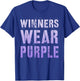 Vintage WINNERS WEAR PURPLE Summer Camp Team Go War Game T-Shirt - T-Shirt | Royal