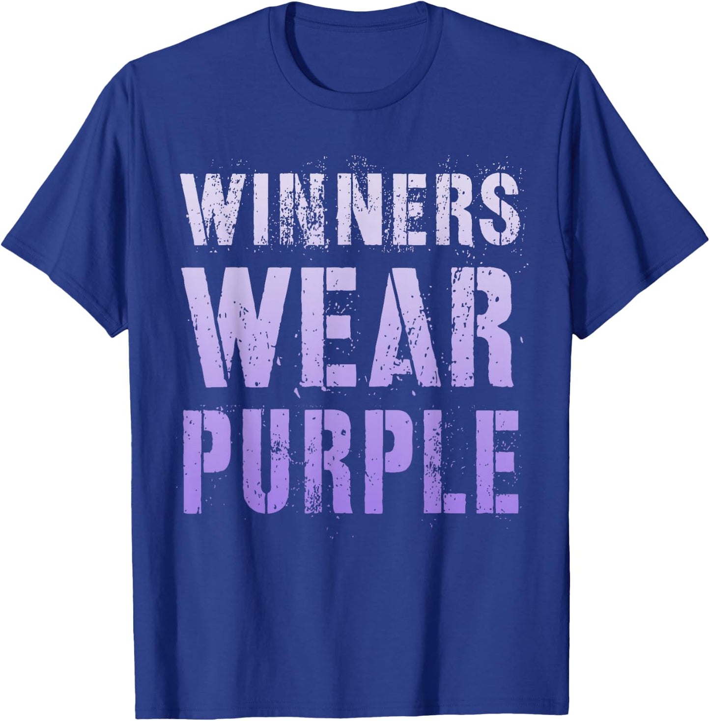 Vintage WINNERS WEAR PURPLE Summer Camp Team Go War Game T-Shirt - T-Shirt | Royal