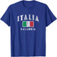 Calabria Italian Flag Souvenir Italy Italia T-Shirt - T-Shirt | Royal