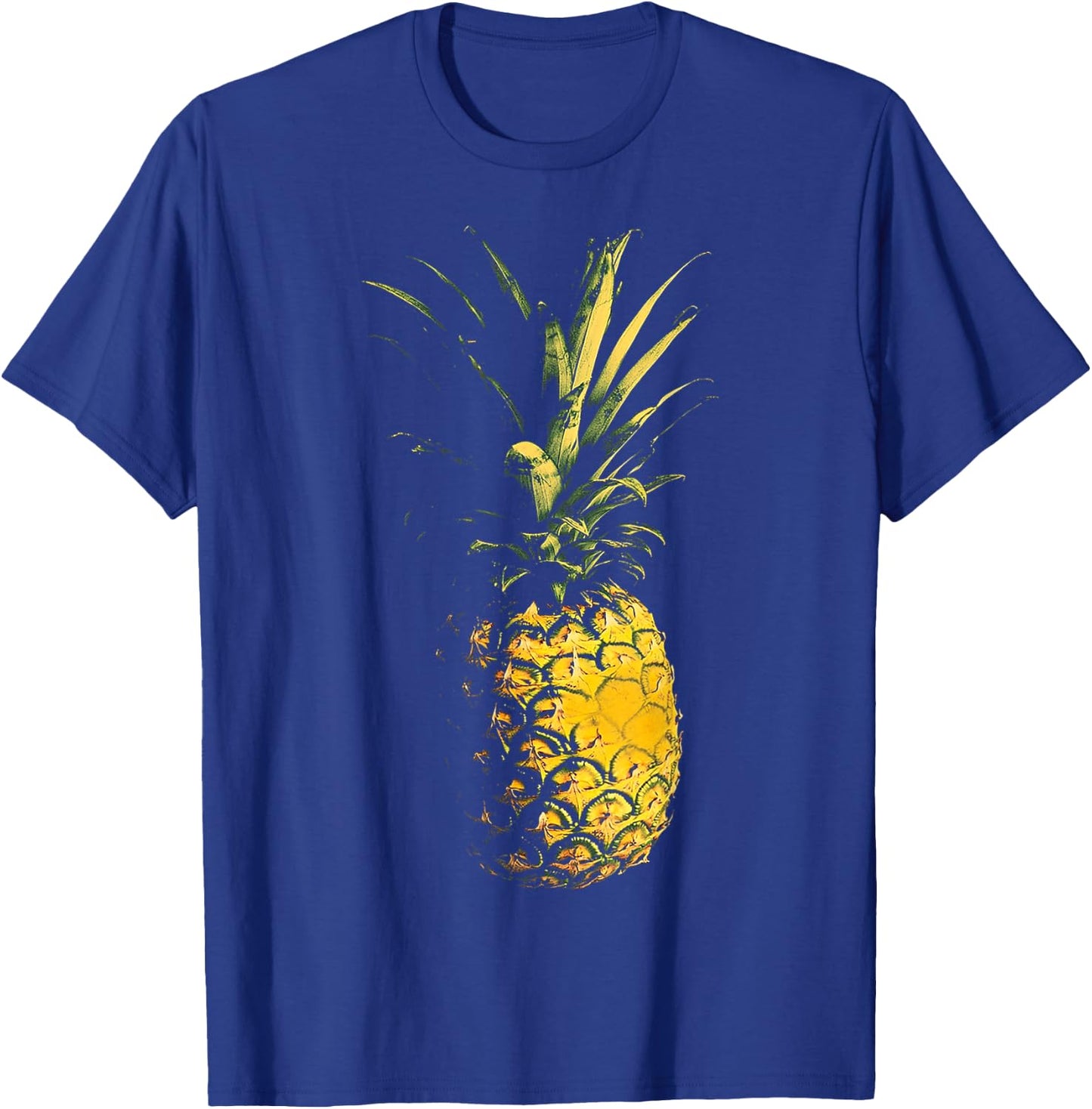 Graphic Art Pineapple Fruit Pineapple , Black, S T-Shirt - T-Shirt | Royal
