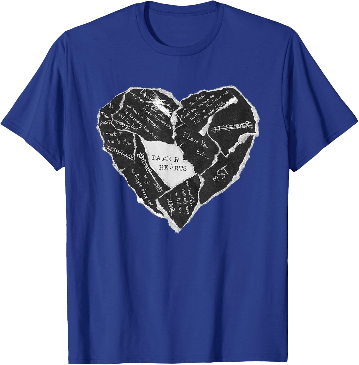 Sleep Theory - Official Merchandise - Paper Heart T-Shirt - T-Shirt | Royal