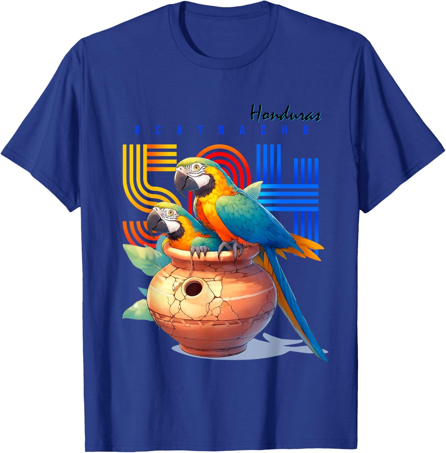 Honduras catracho 504 parrots T-Shirt - T-Shirt | Royal
