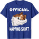 Shetland Sheepdog Sheltie Official Napping shirt Pajamas T-Shirt - T-Shirt | Royal