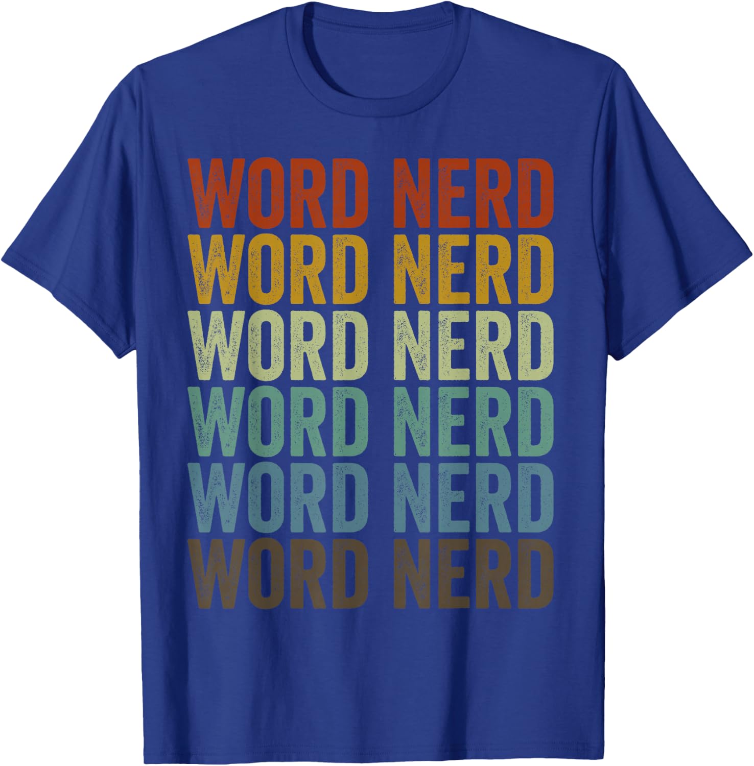 Word Nerd Book Lover Reader Bookworm T-Shirt - T-Shirt | Royal