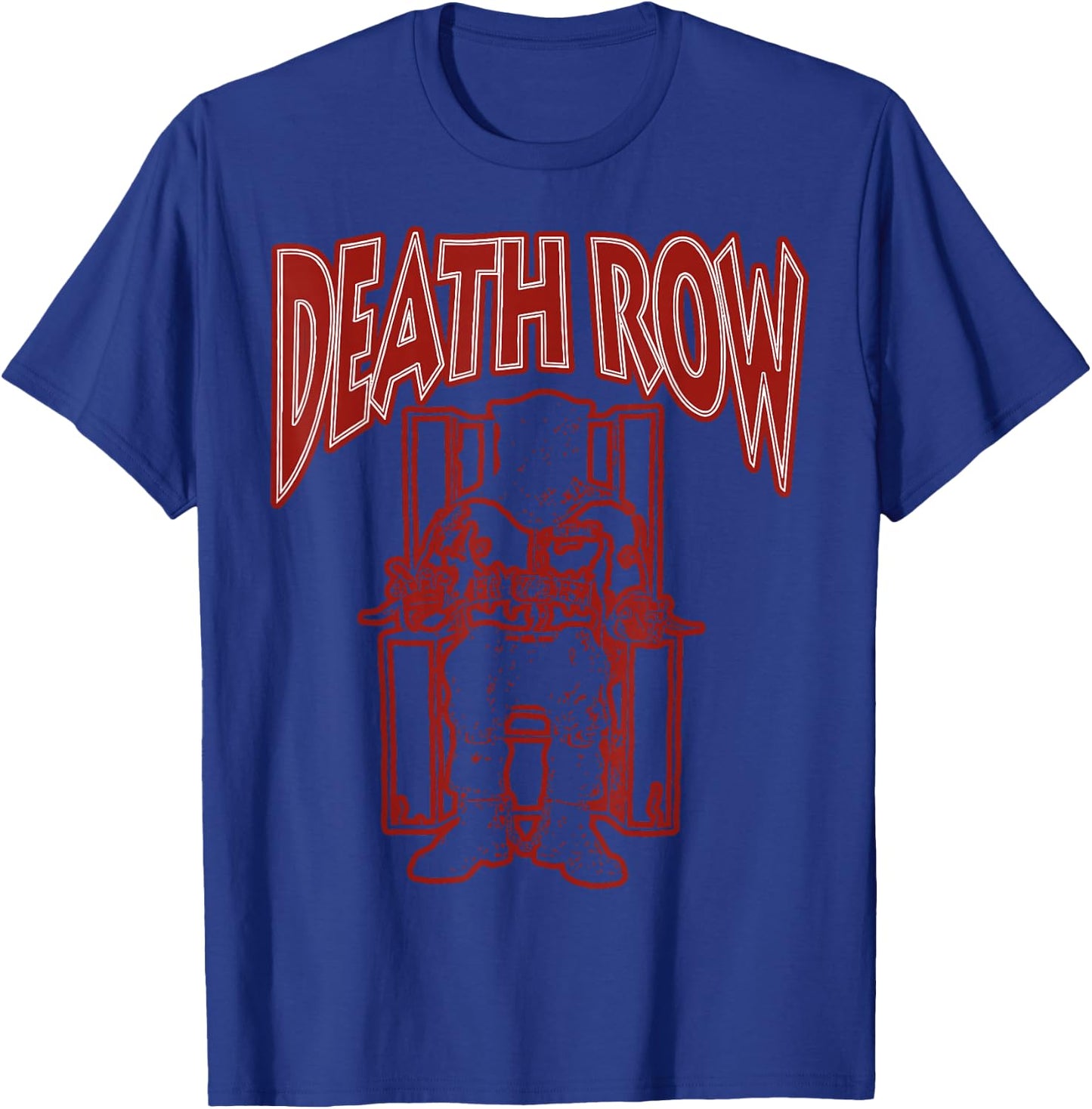 Offizielles Death Row Records Red Chair Logo T-Shirt - T-Shirt | Royal