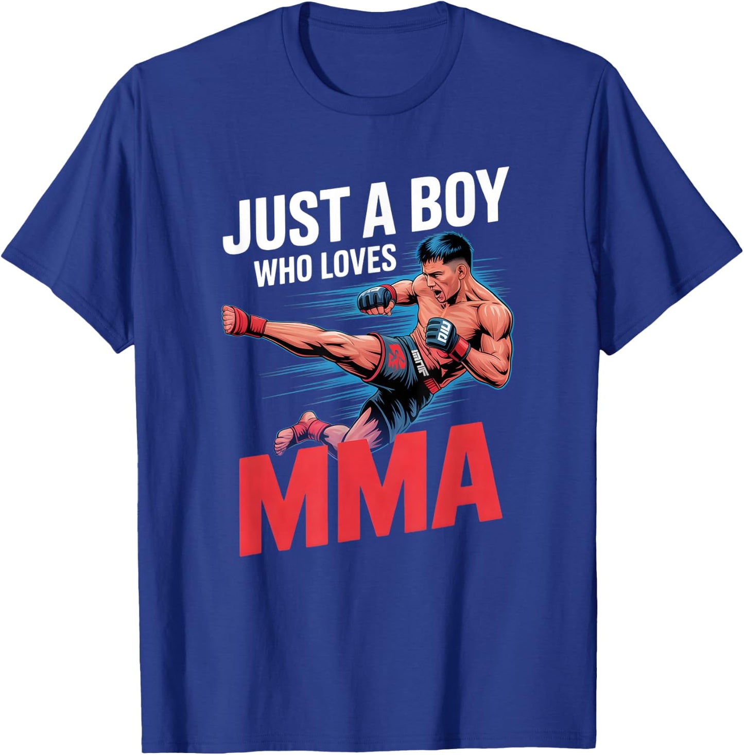 Boys MMA T-Shirt - T-Shirt | Royal