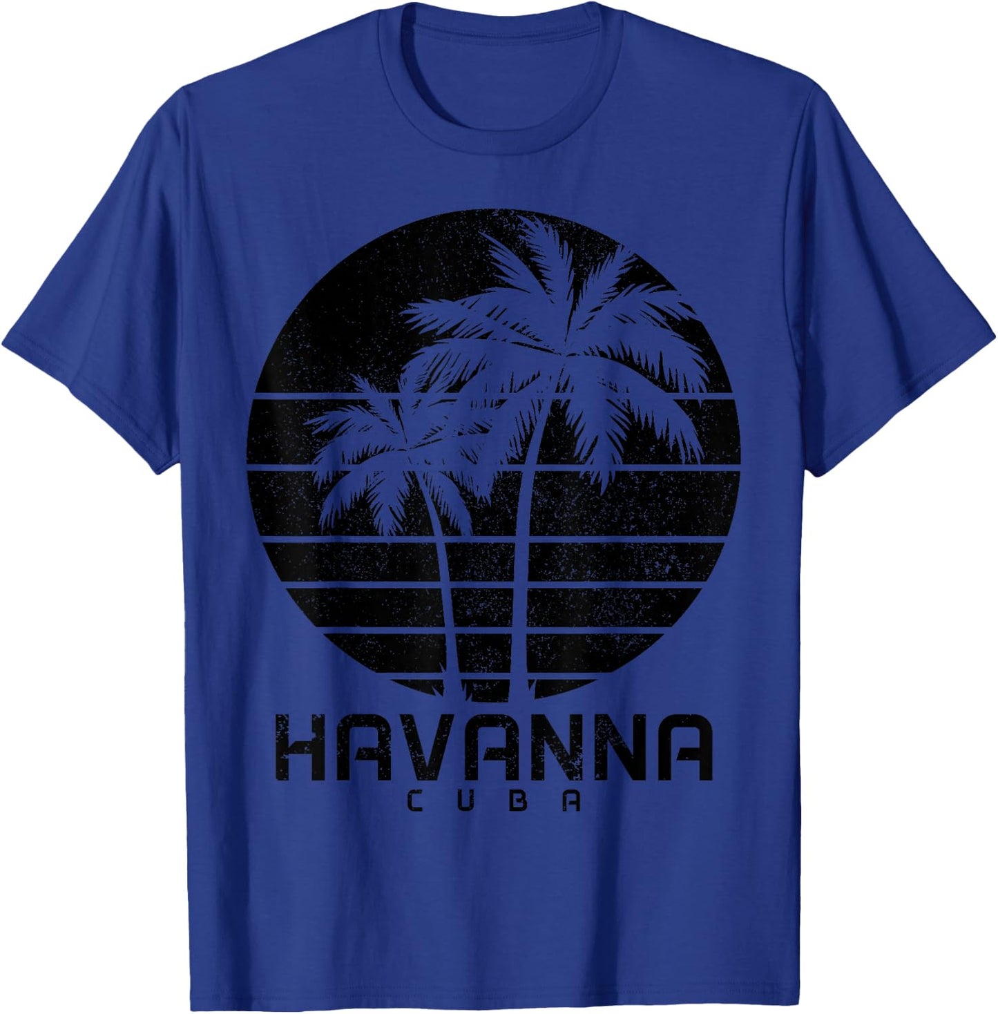 Havanna Kuba Vintage Palmen Strand Souvenir Pride T-Shirt - T-Shirt | Royal
