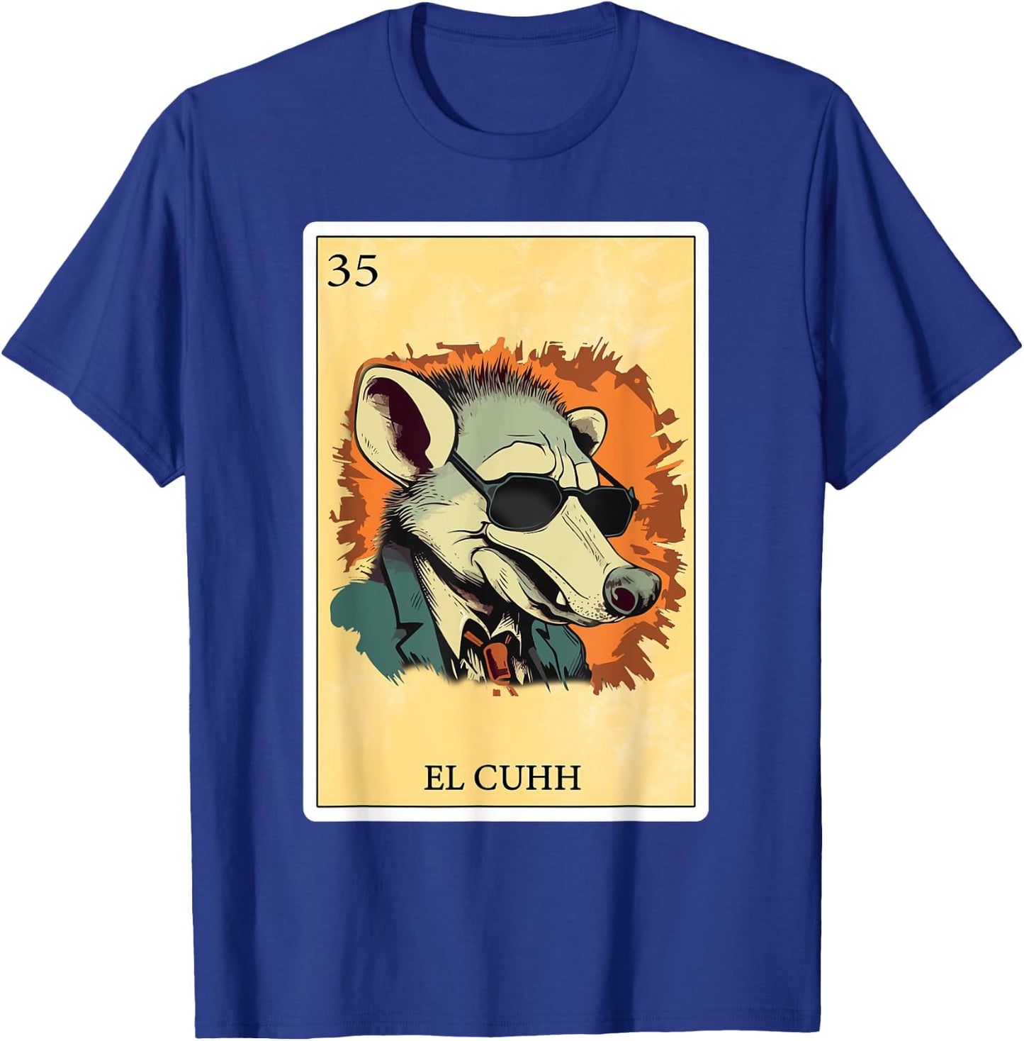 Funny Spanish-Mexican Bingo Gifts - El Cuhh T-Shirt - T-Shirt | Royal