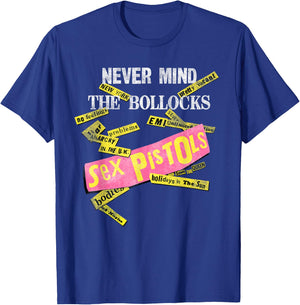 Sex Pistols Official Never Mind The Bollocks Tabs T-Shirt - T-Shirt | Royal
