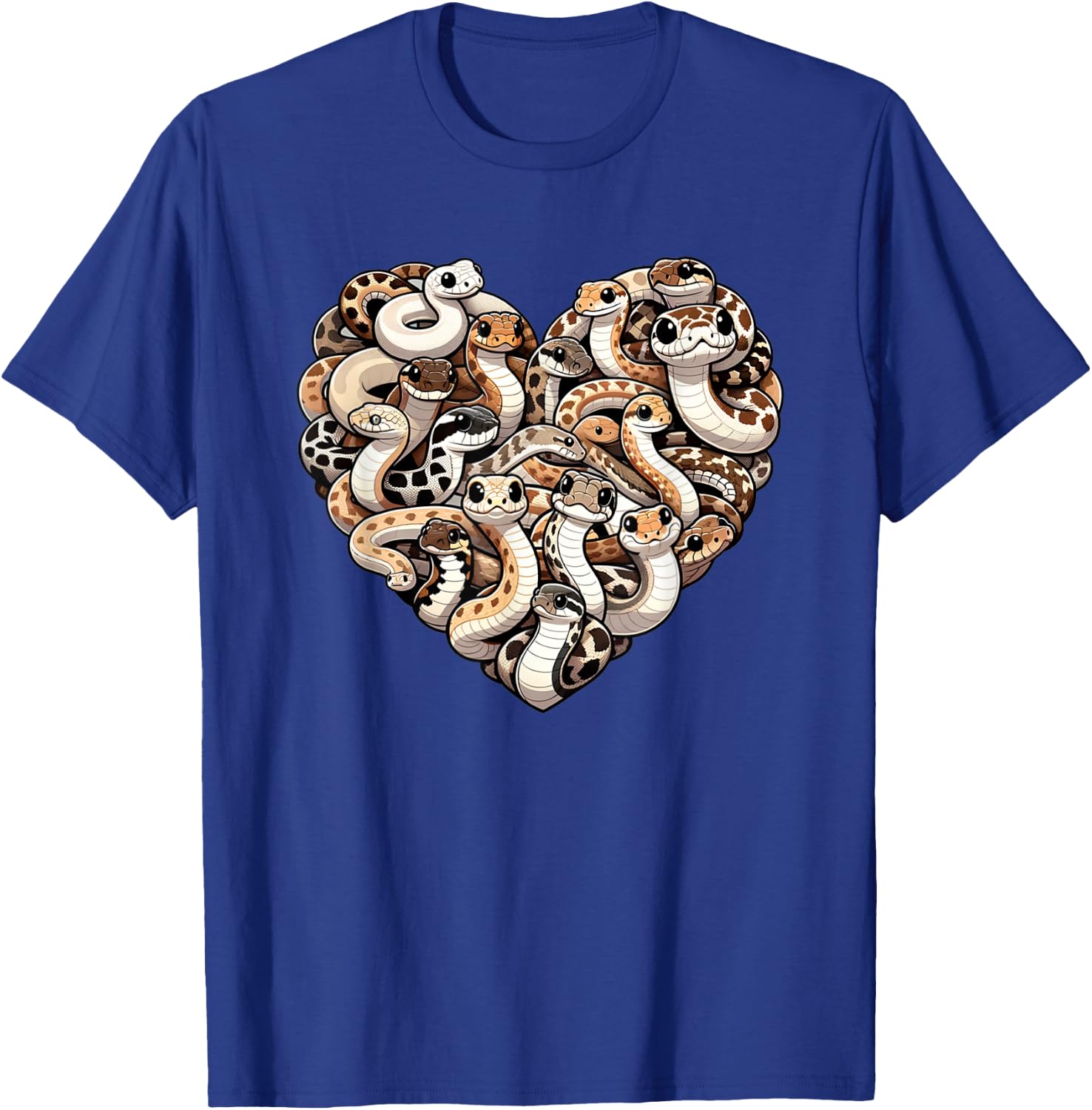 Hognose Snake Lover Puff Adder Snakes T-Shirt - T-Shirt | Royal