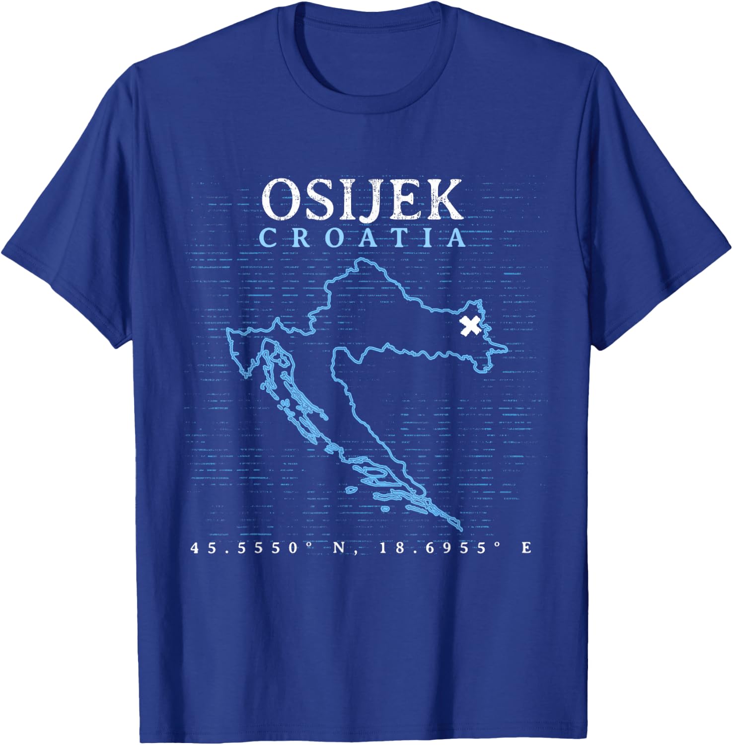 Kroatien Osijek T-Shirt - T-Shirt | Royal