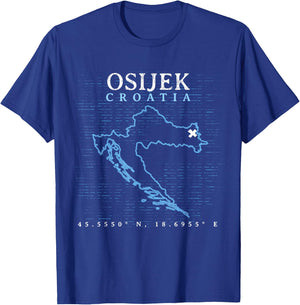 Kroatien Osijek T-Shirt - T-Shirt | Royal
