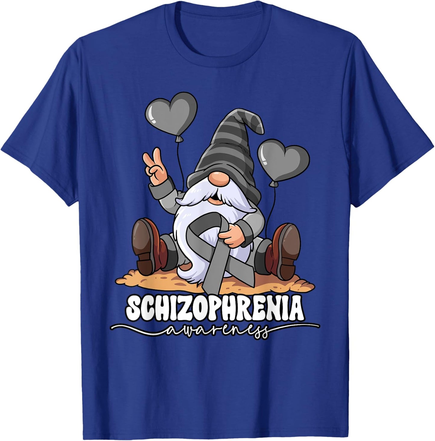 Schizophrenia Awareness T-Shirt - T-Shirt | Royal