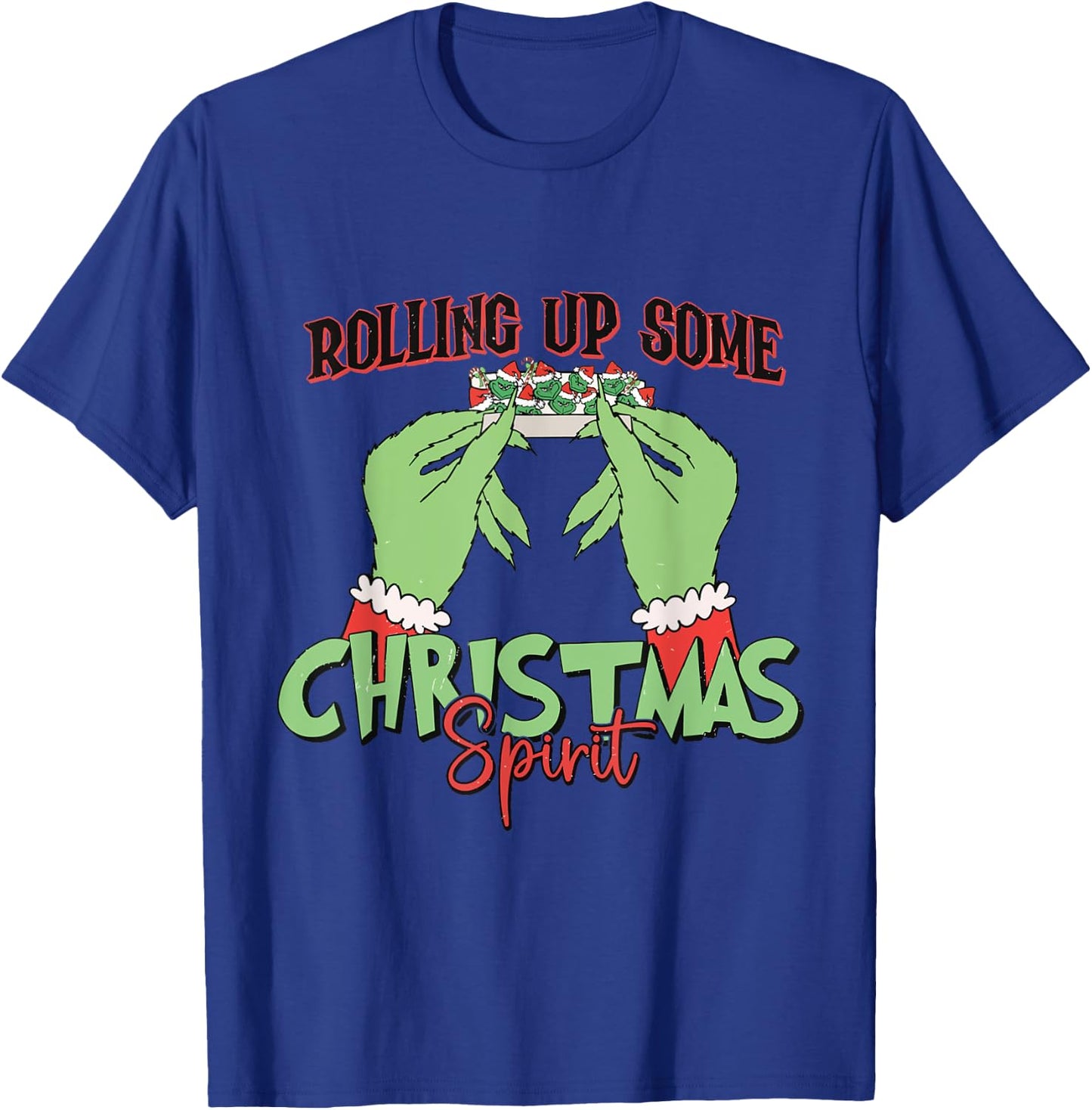 Rolling Up Some Christmas Spirit Xmas Tree Cakes T-Shirt - T-Shirt | Royal