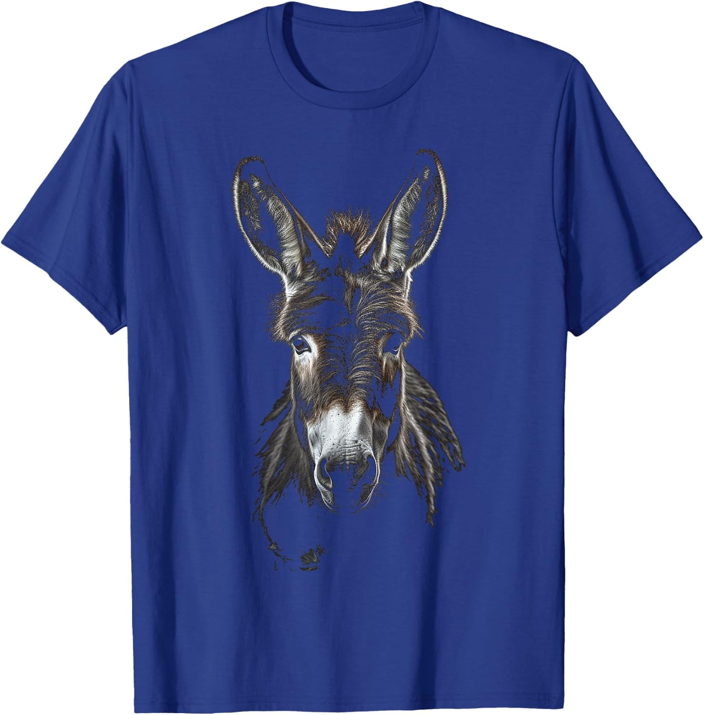 Donkey Animal Zoo Art Donkey , black T-Shirt - T-Shirt | Royal