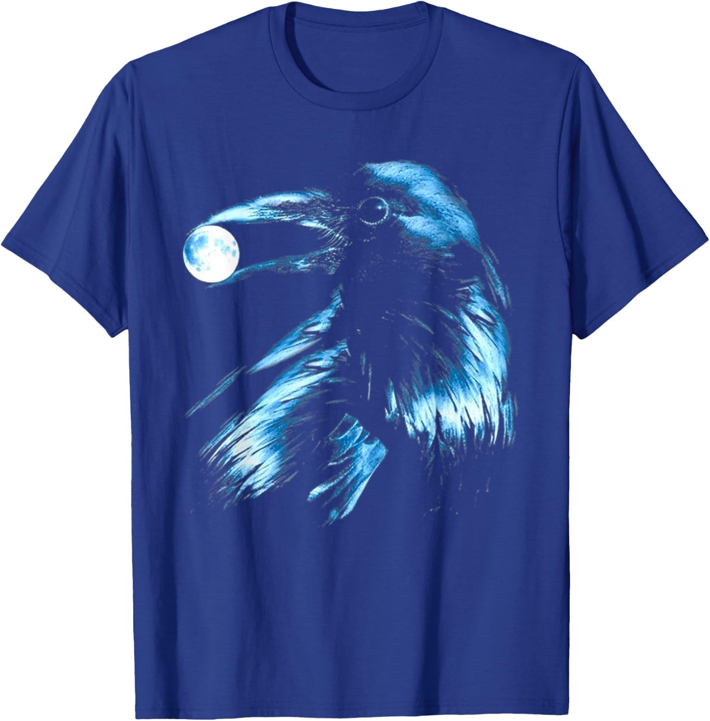 Raven Moon Valhalla North Myths Celtic Symbols T-Shirt - T-Shirt | Royal