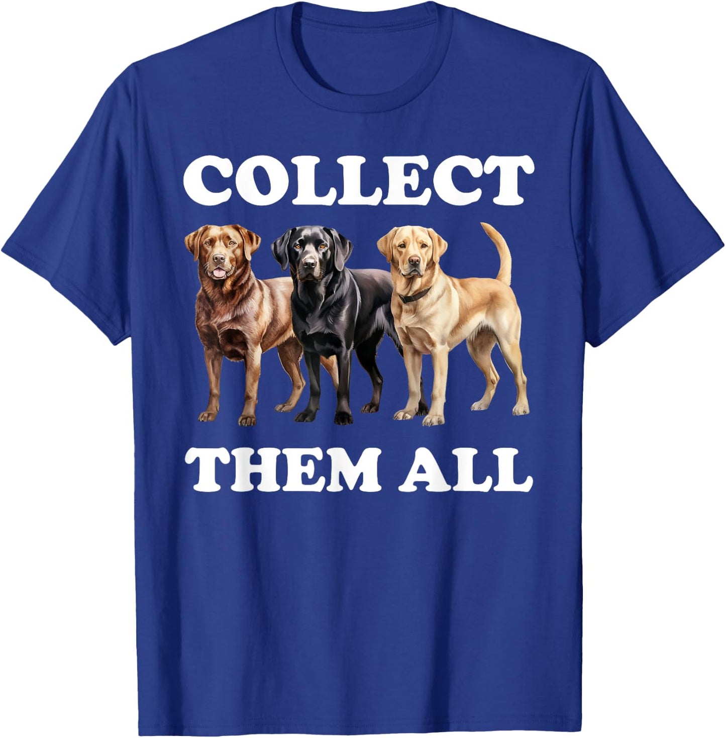 Funny Labrador Dog Men Women Kids T-Shirt - T-Shirt | Royal