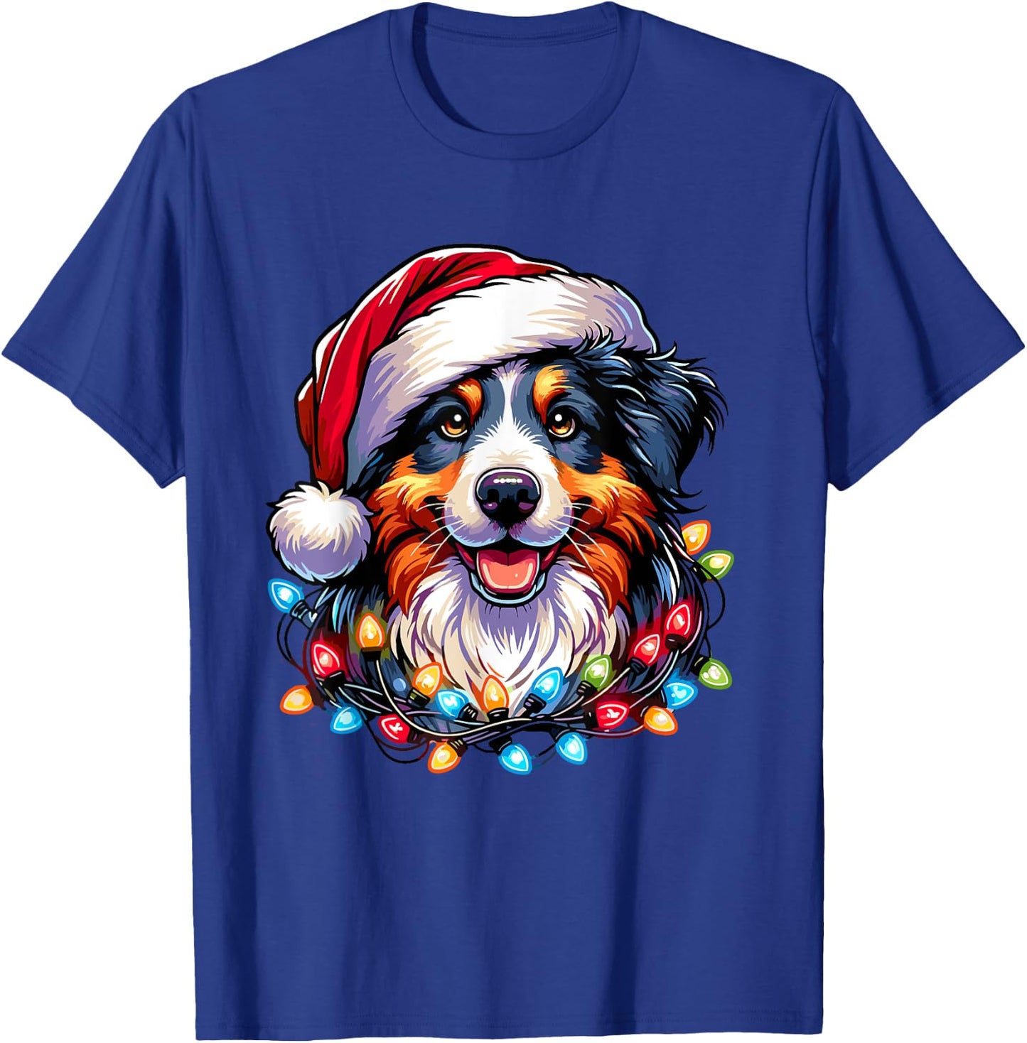 Dog Owner Xmas Men Women Favorite Australian Shepherd T-Shirt - T-Shirt | Royal