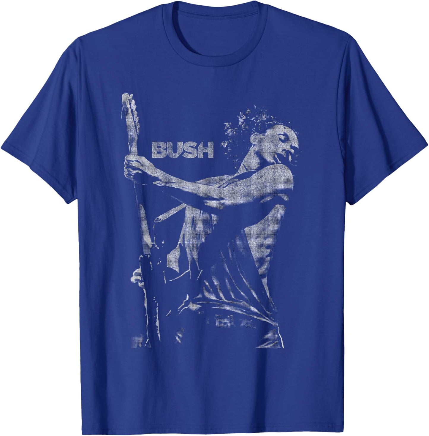 Bush Gavin Guitar Portrait T-Shirt - T-Shirt | Royal