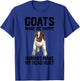 Boer goats make me happy humans make my head hurt T-Shirt - T-Shirt | Royal