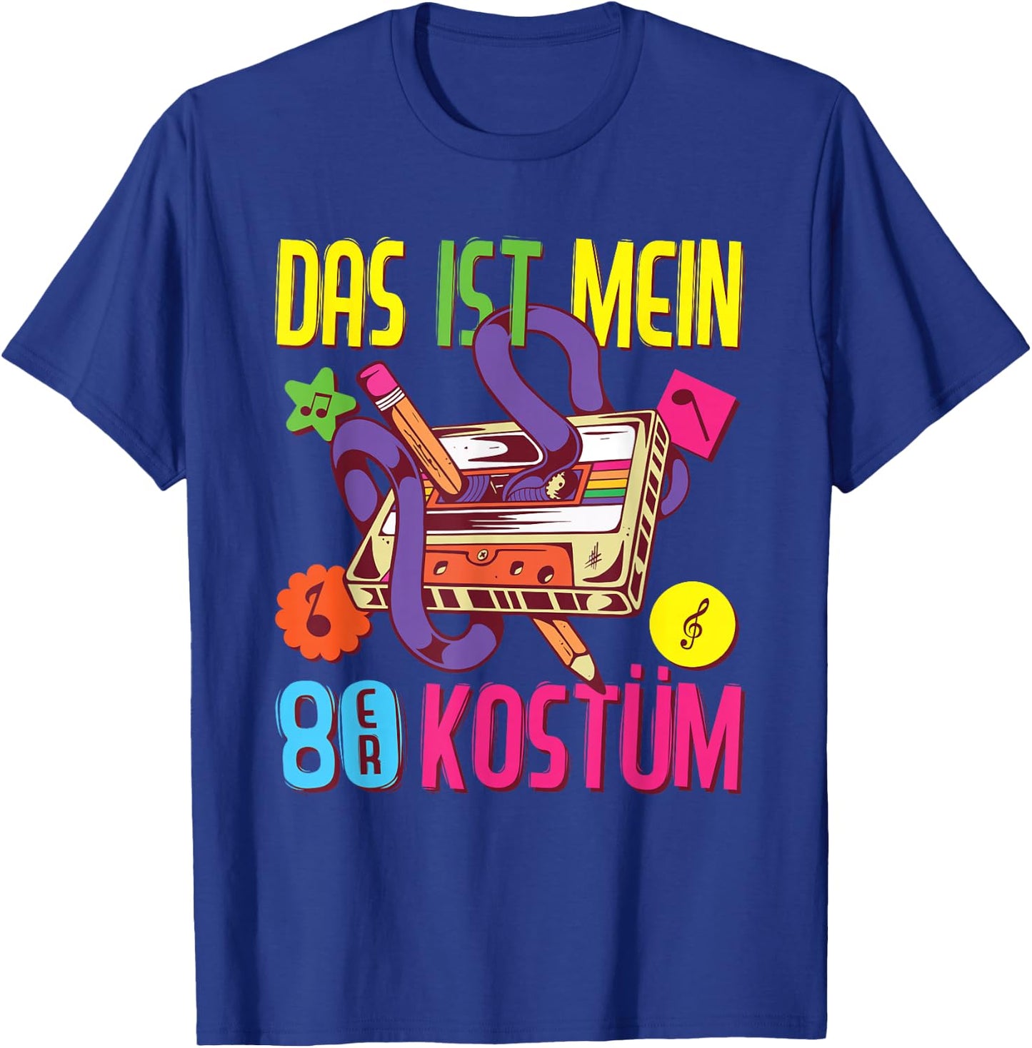 80er Jahre Outfit Damen Herren Das ist mein 80er Kostüm 1980 T-Shirt - T-Shirt | Royal