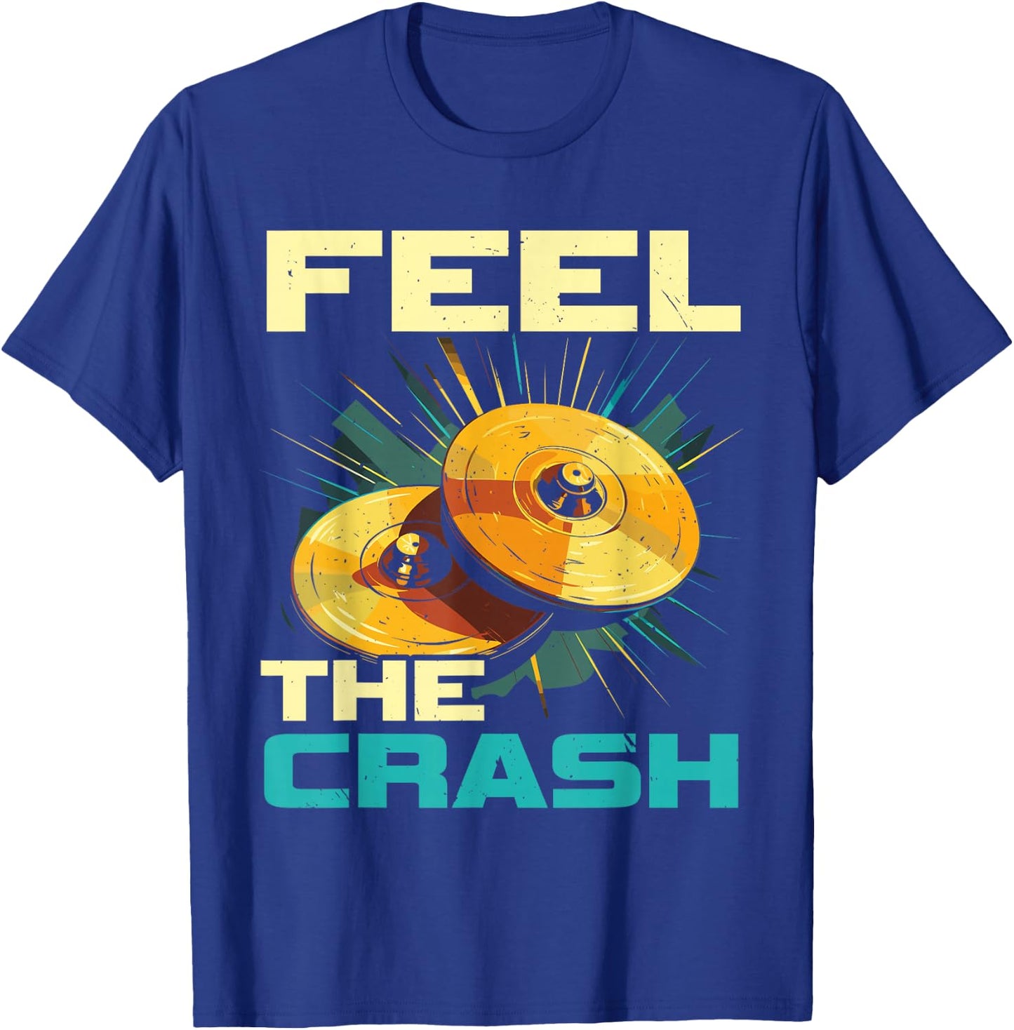 Cymbals Percussion Marching Band Cymbals Player Cymbal T-Shirt - T-Shirt | Royal