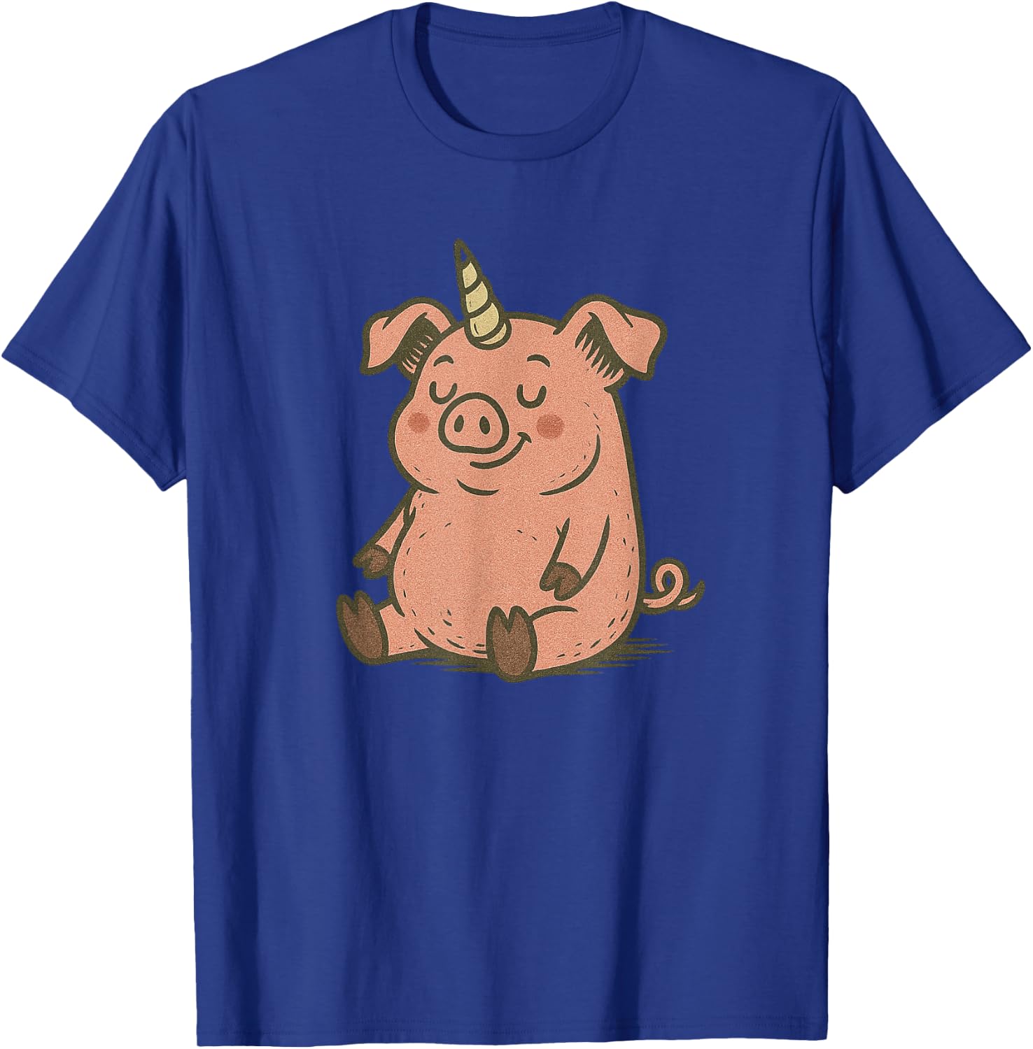 Unicorn Pig Costume for Funny Pigs and Unicorns Lovers T-Shirt - T-Shirt | Royal
