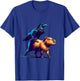Funny Raven Capybara Graphic Crow Lover Men Women Girls Boys T-Shirt - T-Shirt | Royal