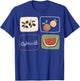 Palästina Oliven Wassermelone Orange Falasteen Palästinenser T-Shirt - T-Shirt | Royal