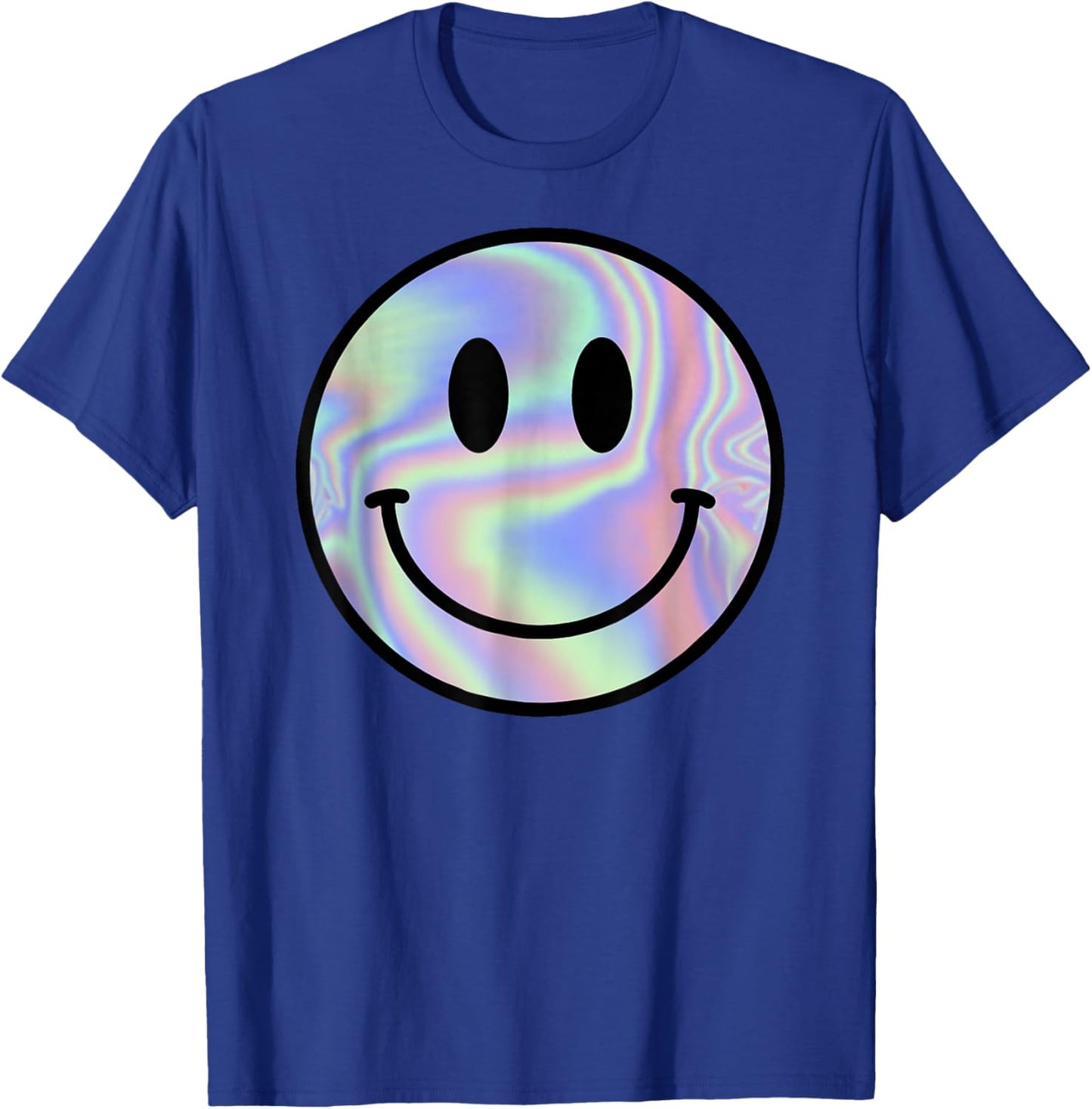 Smile Face Shirt Happy Smiling Face Rave EDM Music Party T-Shirt - T-Shirt | Royal