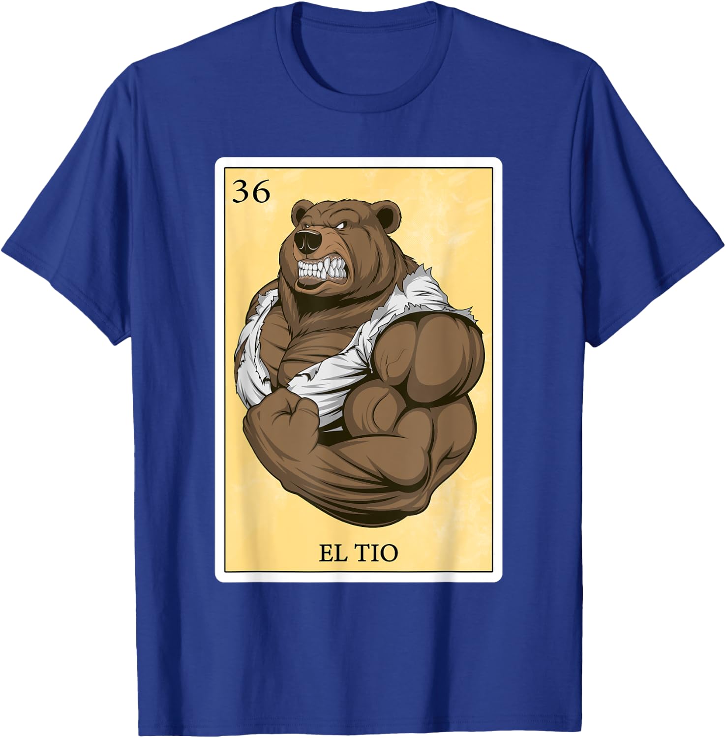 Funny Spanish-Mexican Bingo Gifts for Tio - El Tio T-Shirt - T-Shirt | Royal