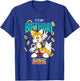 Sonic The Hedgehog Birthday It's My Birthday Tails Rings T-Shirt - T-Shirt | Royal