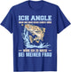 Funny Fish Fisherman Fishing Fisherman Fishing , black T-Shirt - T-Shirt | Royal