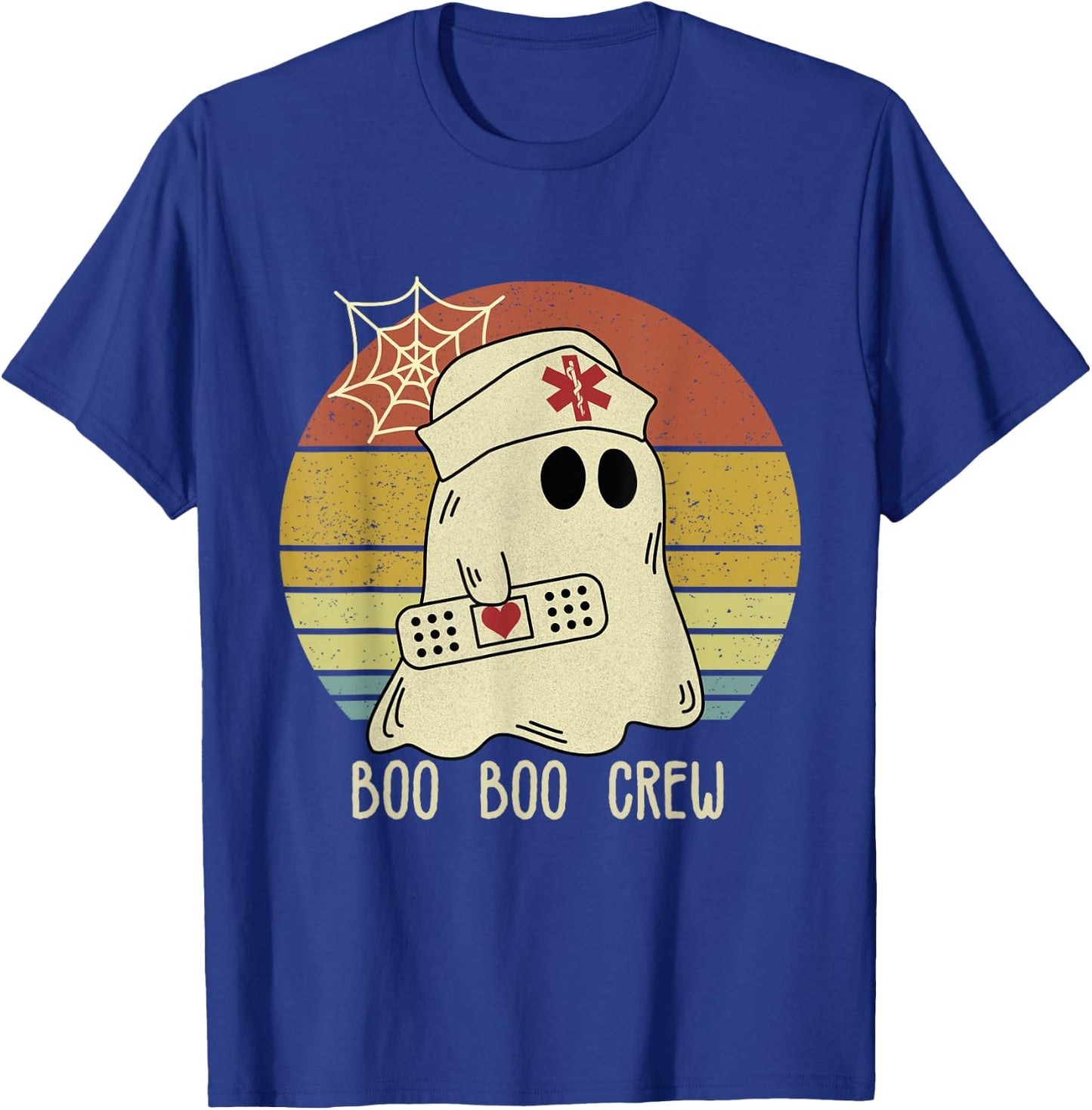 Boo Boo Crew Nurse Halloween Nurse T-Shirt - T-Shirt | Royal