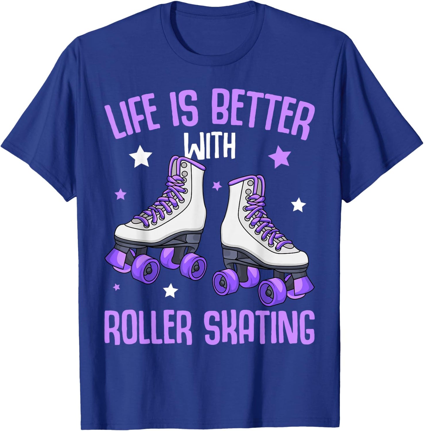 Roller Skates Girls Roller Girl Roller Skates T-Shirt - T-Shirt | Royal