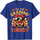 I'm the Grammy Turkey Matching 2024 Family Thanksgiving T-Shirt - T-Shirt | Royal