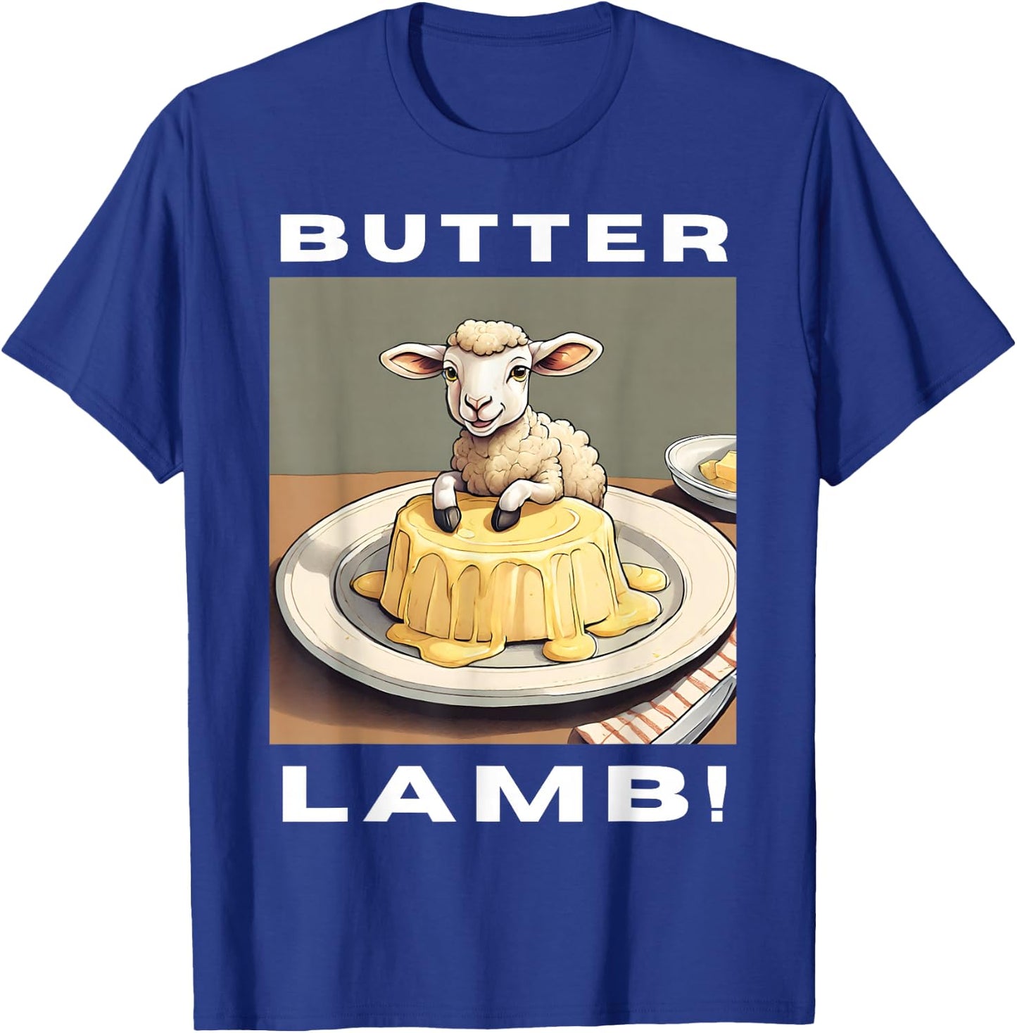 Buffalo Traditions NY And Easter Polish Culture Butter Lamb T-Shirt - T-Shirt | Royal