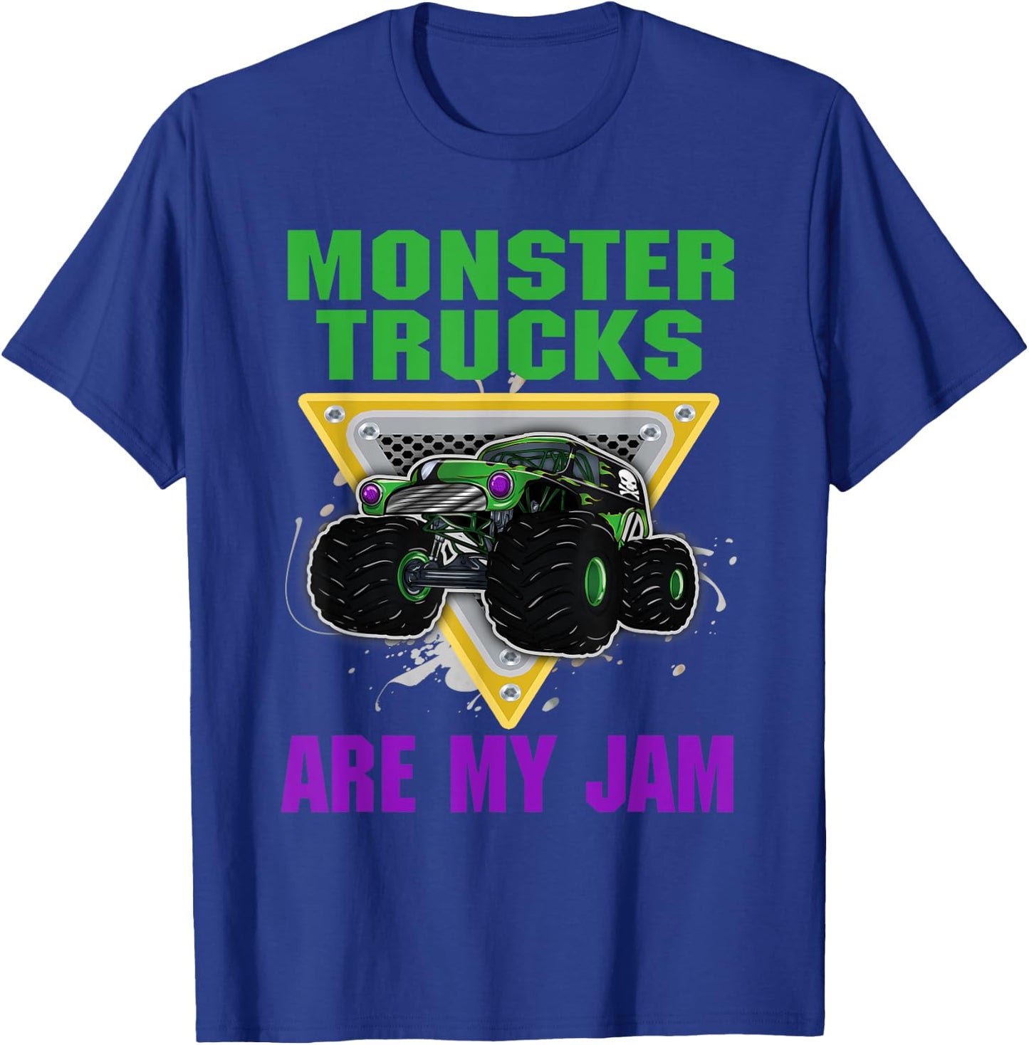 Monster Trucks Are My Jam T-Shirt - T-Shirt | Royal