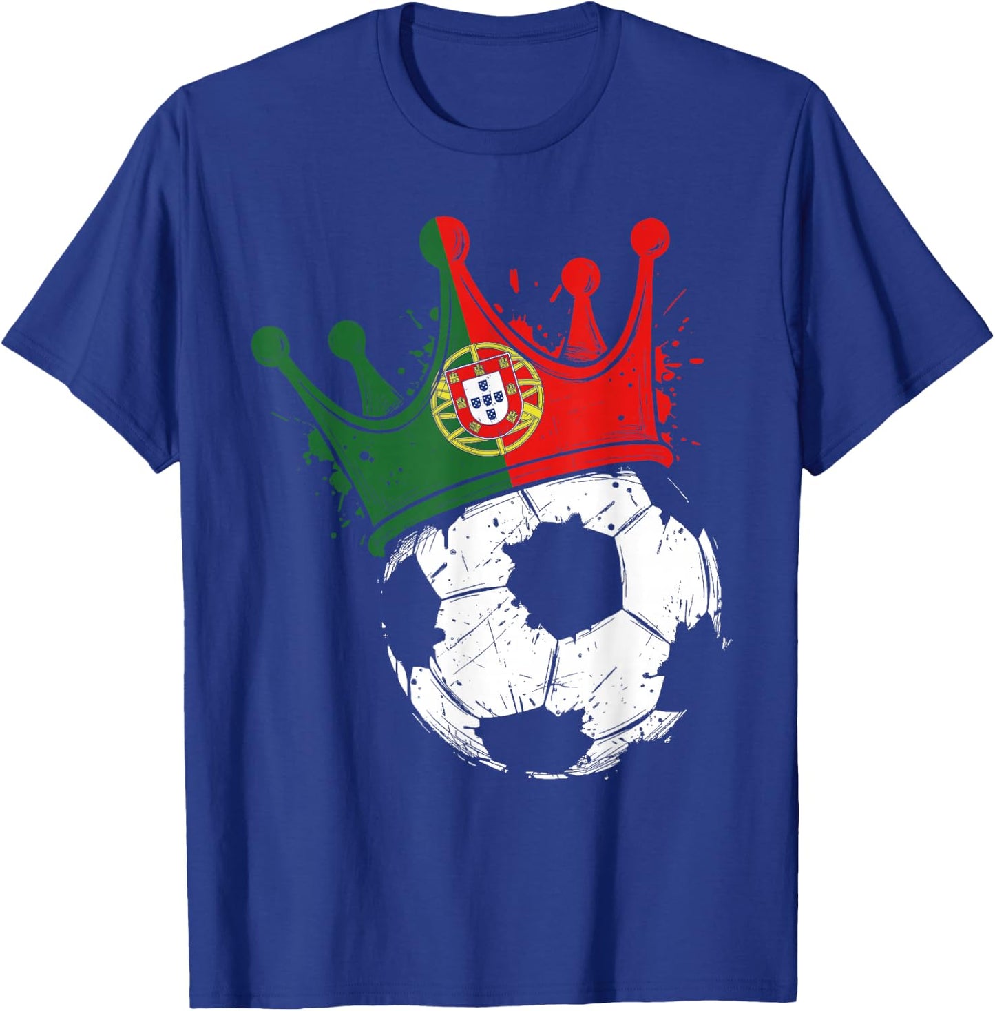 Portuguese Flag Novelty Portugal T-Shirt - T-Shirt | Royal