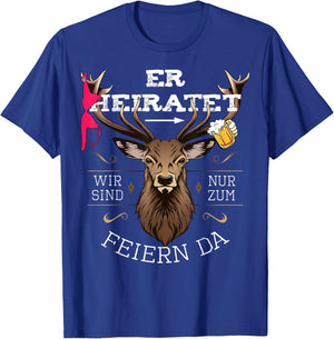 JGA Männer Junggesellenabschied Polterer Poltern T-Shirt - T-Shirt | Royal