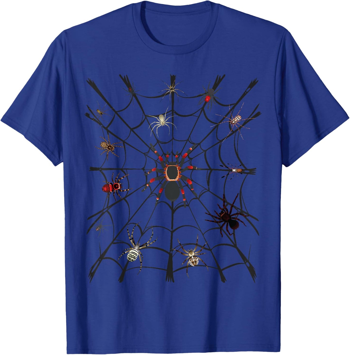 Cool Spider Women Arachnid Spooky Scary Halloween T-Shirt - T-Shirt | Royal