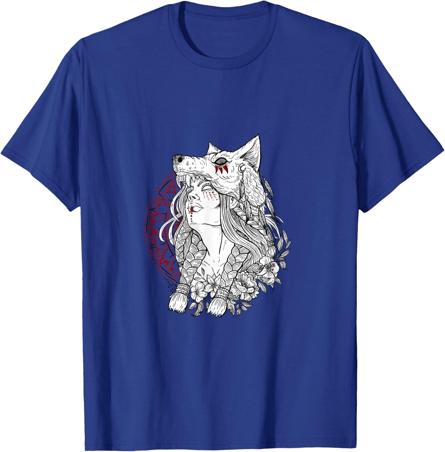 Heilung wolf shaman shirt for viking T-Shirt - T-Shirt | Royal