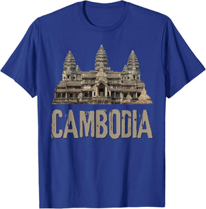 Cambodia Angkor Wat Khmer Historical Temple T-Shirt - T-Shirt | Royal