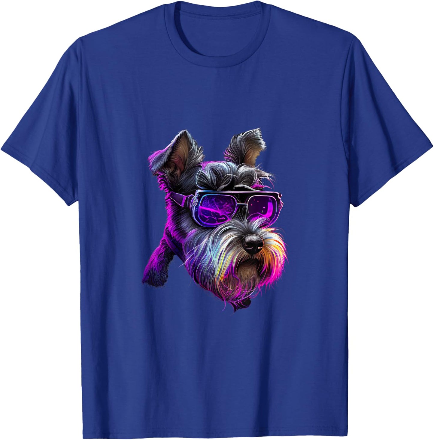 Miniature Schnauzer Dogs Miniature Schnauzers T-Shirt - T-Shirt | Royal