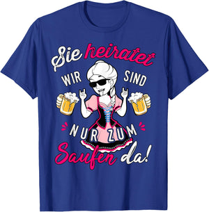 Team Bride Outfit JGA Women's Hen Night , black T-Shirt - T-Shirt | Royal