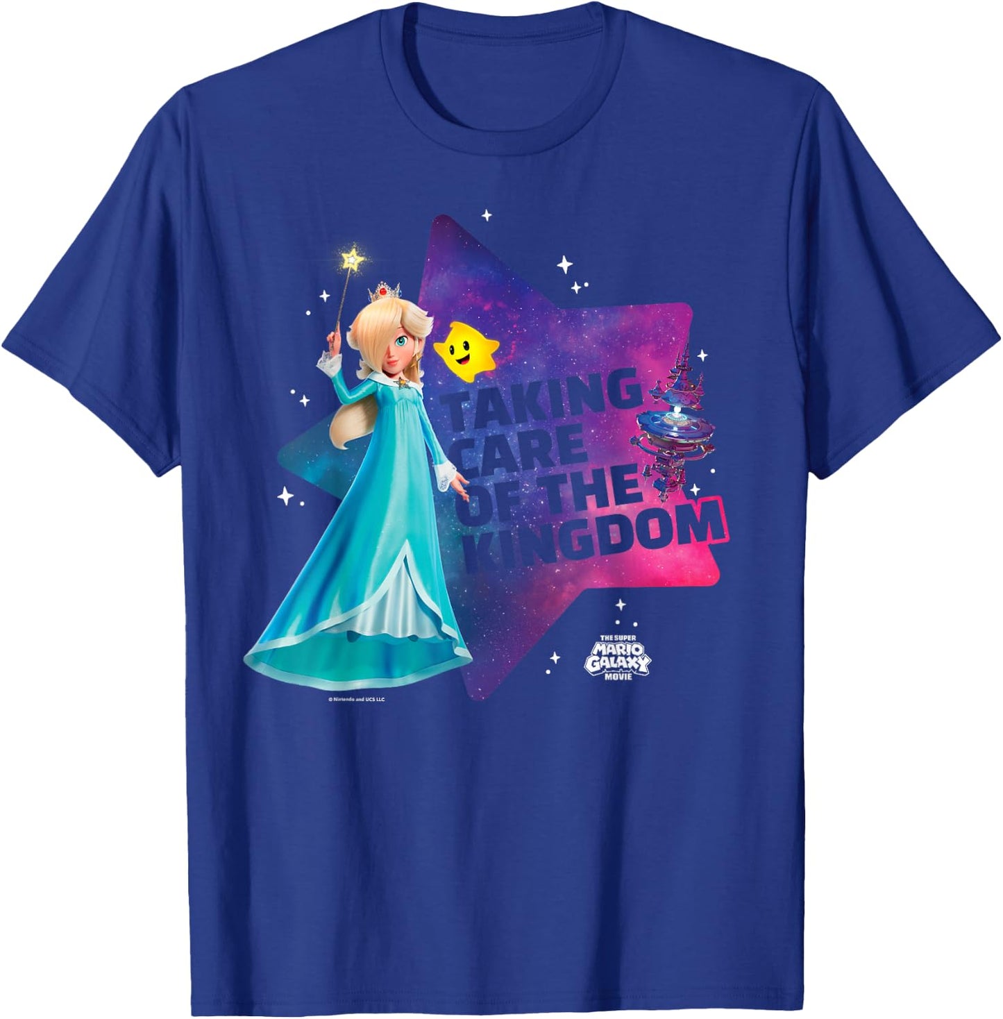 The Super Mario Galaxy Movie Rosalina Taking Care T-Shirt - T-Shirt | Royal