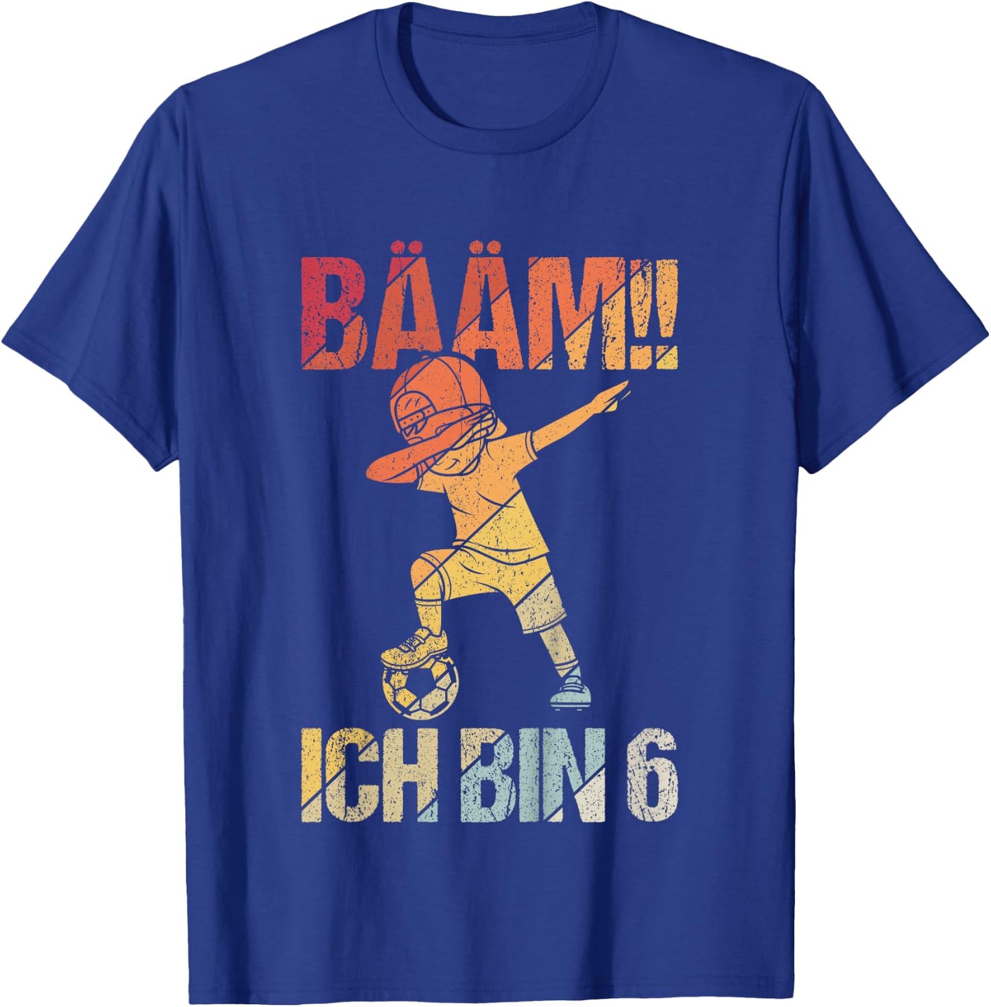 BÄÄM Ich bin 6 Dabbing Geburtstagsshirt 6 Jahre Jungs T-Shirt - T-Shirt | Royal
