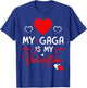 Family Matching Love Heart My Gaga Is My Valentine T-Shirt - T-Shirt | Royal